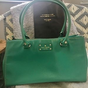 Authentic Kate Spade green spacious purse